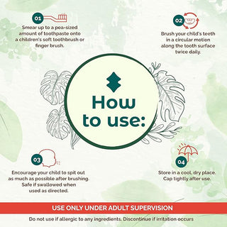 Ethiaspire: Safe-if-swallowed, Eco-friendly Toothpaste for Toddlers – Protecting Them, Protecting the Planet!- 50g