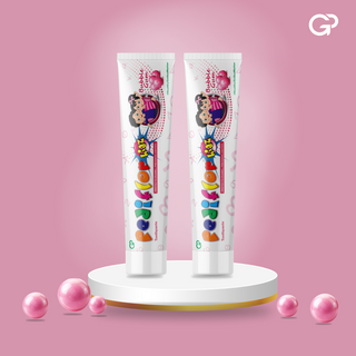 PediflorKidz (Pack of 2, 70g Each) : Bye-bye Cavities— Hello, Cheeky Smiles with Bubblegum flavour