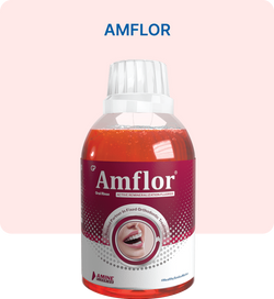 Amflor Mouthwash: Em’BRACE’  Happy Smiles and Healthy Teeth - One Swish at a Time-250ml