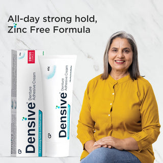 Denture Adhesive Cream (40g) – Premium Swiss Formula for Extra Strong (Pack of 1)