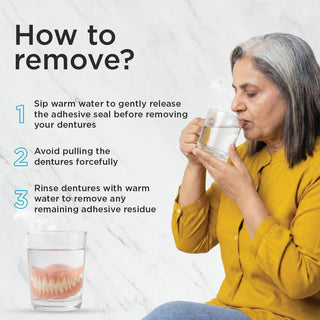 Denture Adhesive Cream (40g) – Premium Swiss Formula for Extra Strong (Pack of 1)