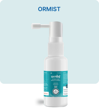 ORMIST Hydrating Mouth Spray (pack of 2, 30 ml): Hydrates, Moisturises, Soothes