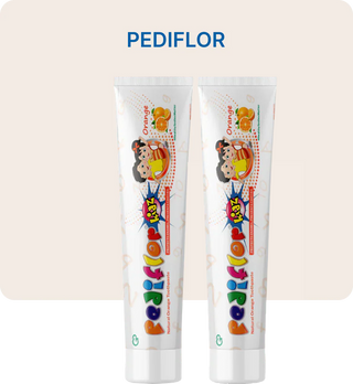 PediflorKidz (Pack of 2, 70g Each) : Make Brushing Time Fun with Natural Orange Flavour
