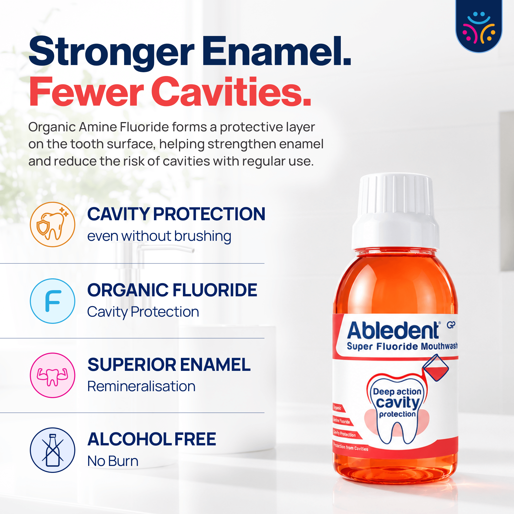 Abledent Super Fluoride Mouthwash | Anticavity Rinse