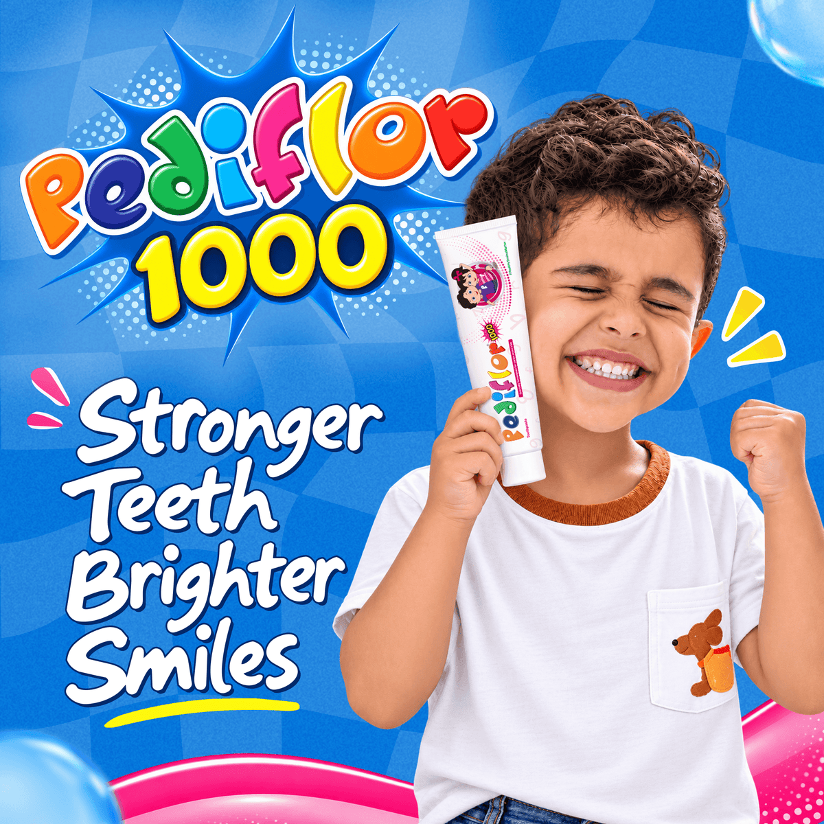 Pediflor Kids Cavity Protection Toothpaste – 1000 ppm Fluoride (Pack of 2)