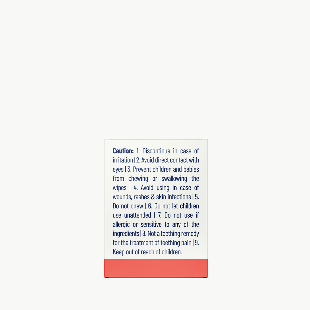 Abledent Enamel Care Tooth & Gum Wipes with Sodium Fluoride | 20 Wipes