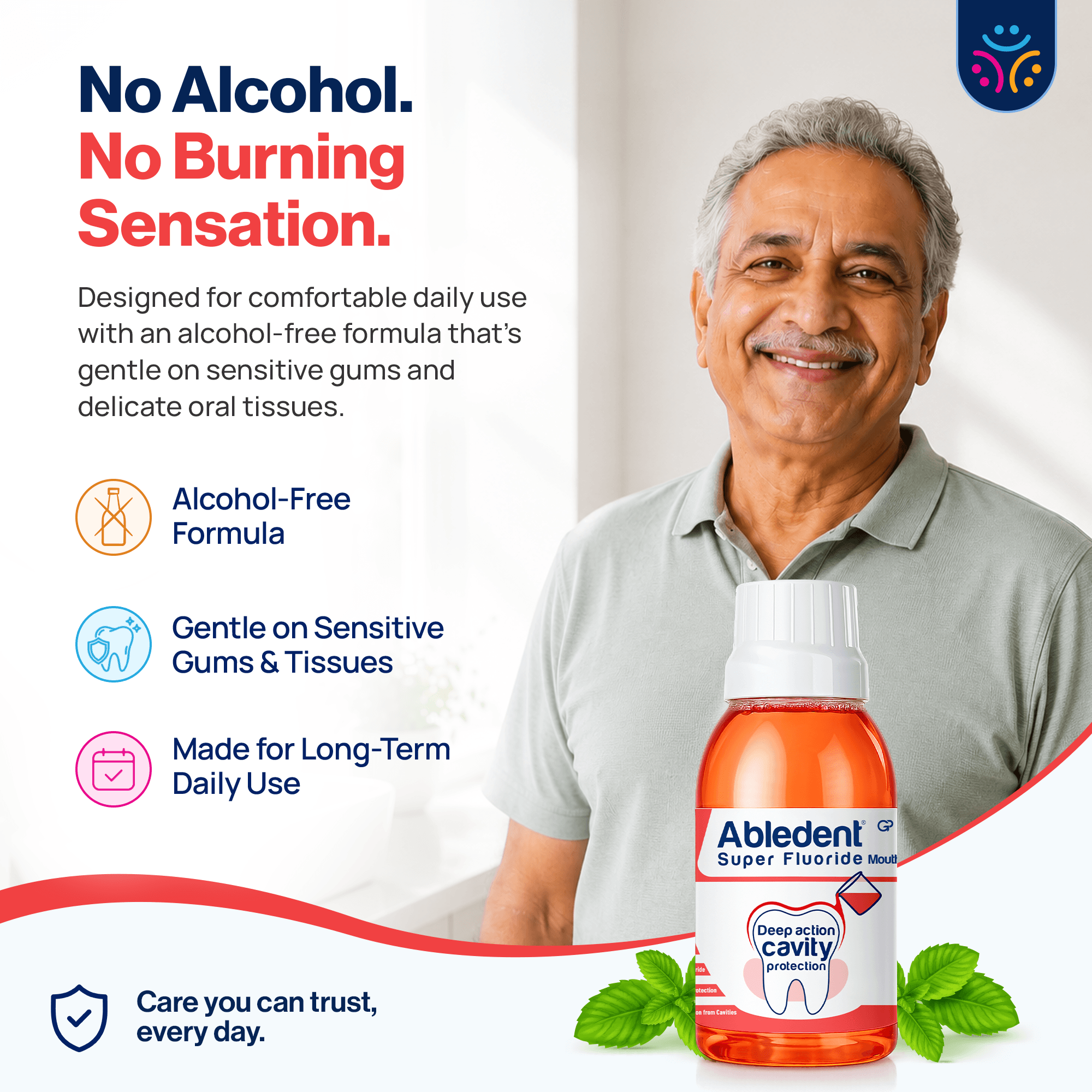 Abledent Super Fluoride Mouthwash | Anticavity Rinse