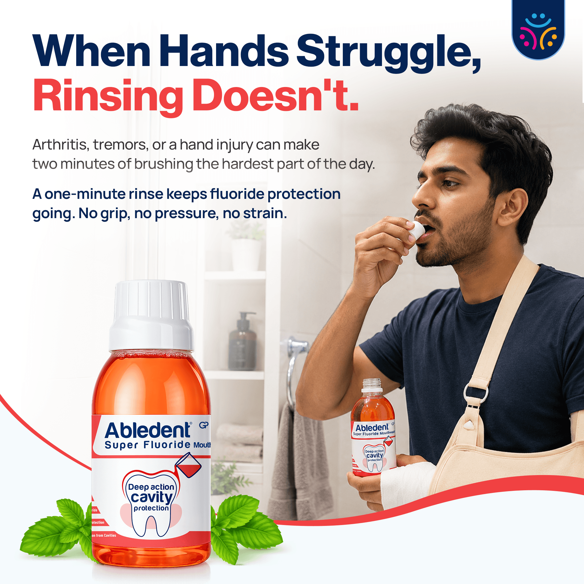 Abledent Super Fluoride Mouthwash | Anticavity Rinse