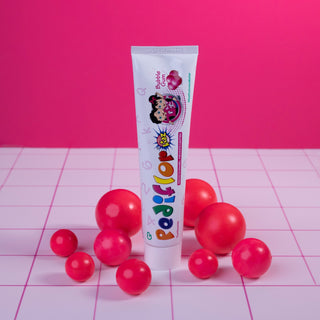 PediflorKidz (Pack of 2, 70g Each) : Bye-bye Cavities— Hello, Cheeky Smiles with Bubblegum flavour