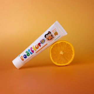 PediflorKidz (Pack of 2, 70g Each) : Make Brushing Time Fun with Natural Orange Flavour