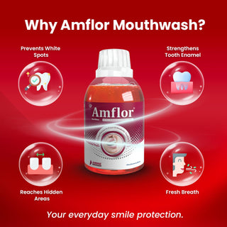 Amflor Orthodontic Kit | Amflor Toothpaste & Mouthwash | Castus Orthodontic Brush | Braces Wax