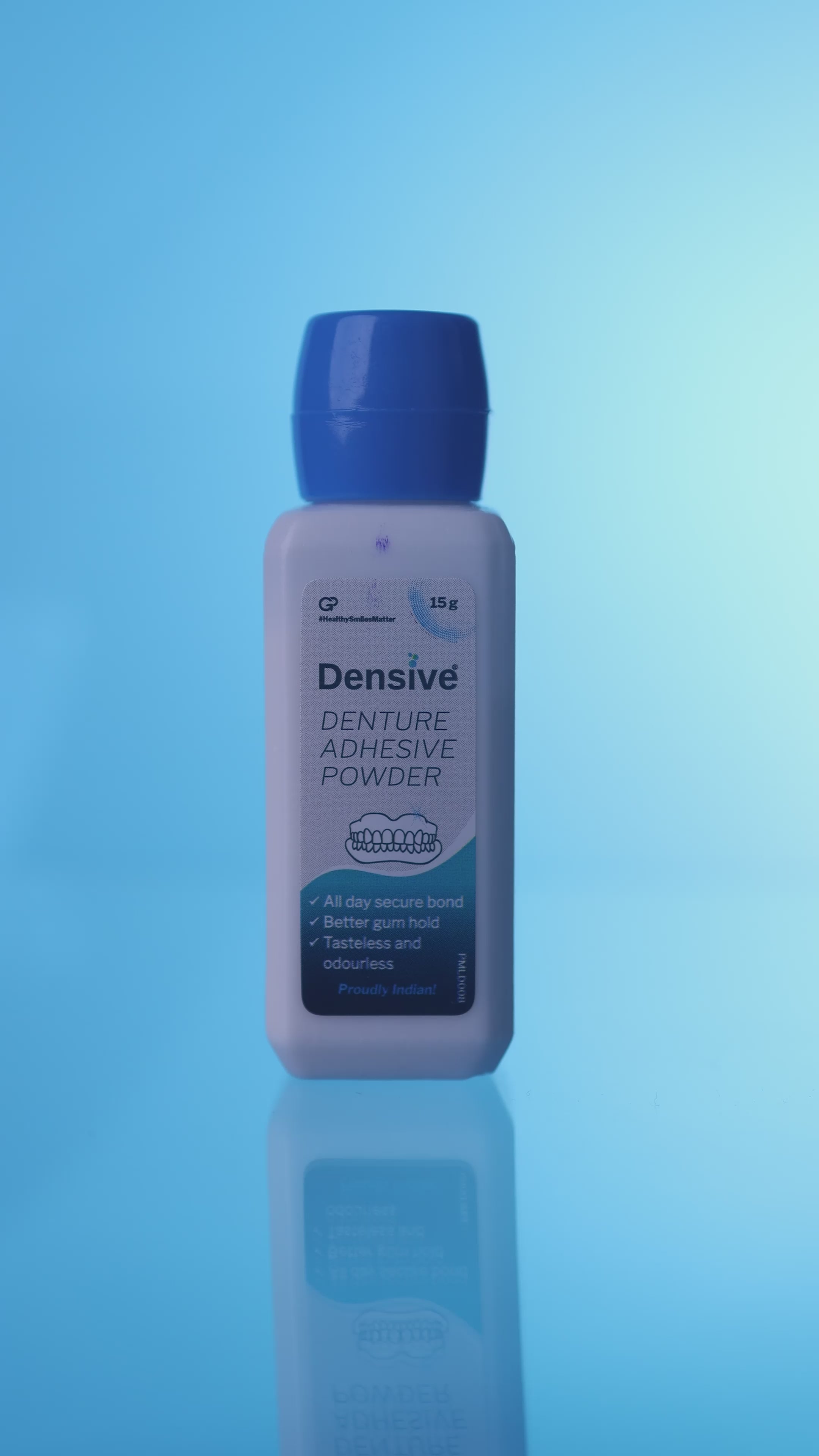 Load video: Densive Denture Adhesive Powder for Strong Hold (Pack of 6)