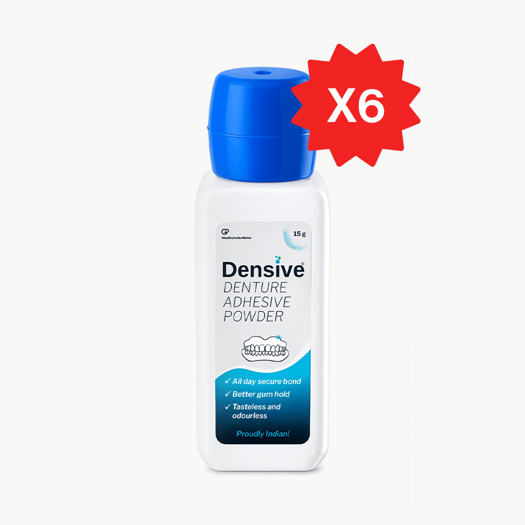 Densive Denture Adhesive Powder for Strong Hold