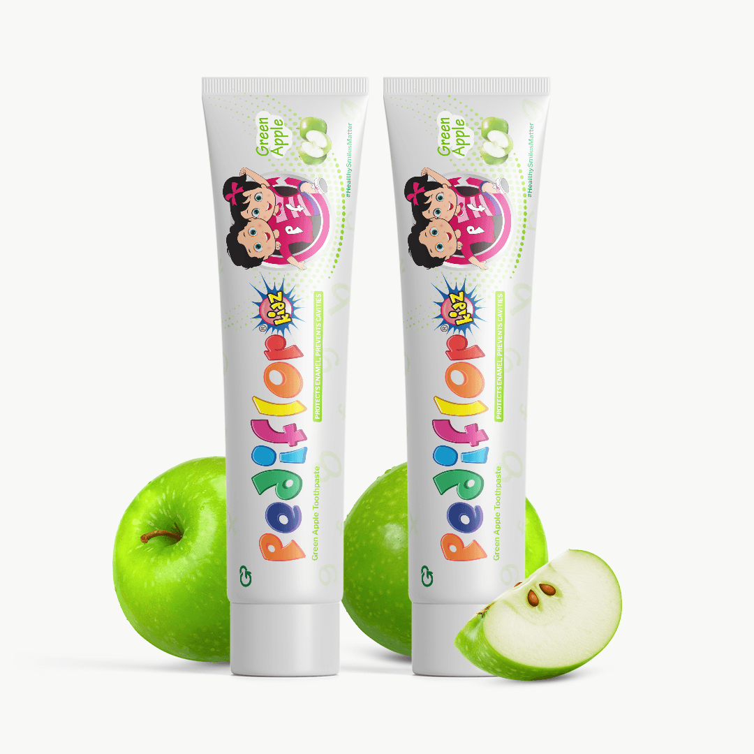 Green Apple Pediflor Kids Cavity Protection Toothpaste