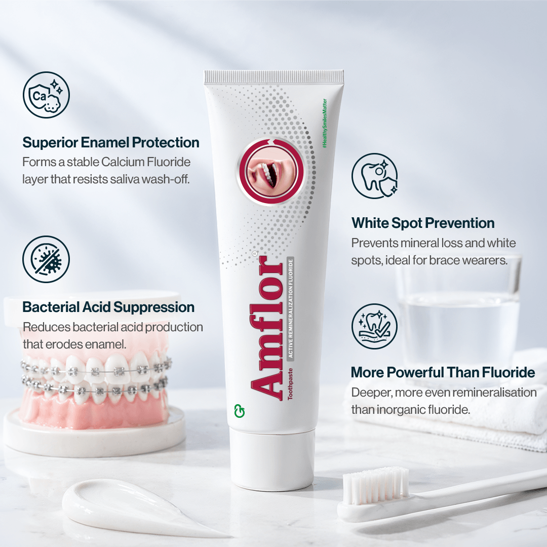 Amflor Braces Care Anti-Cavity Toothpaste