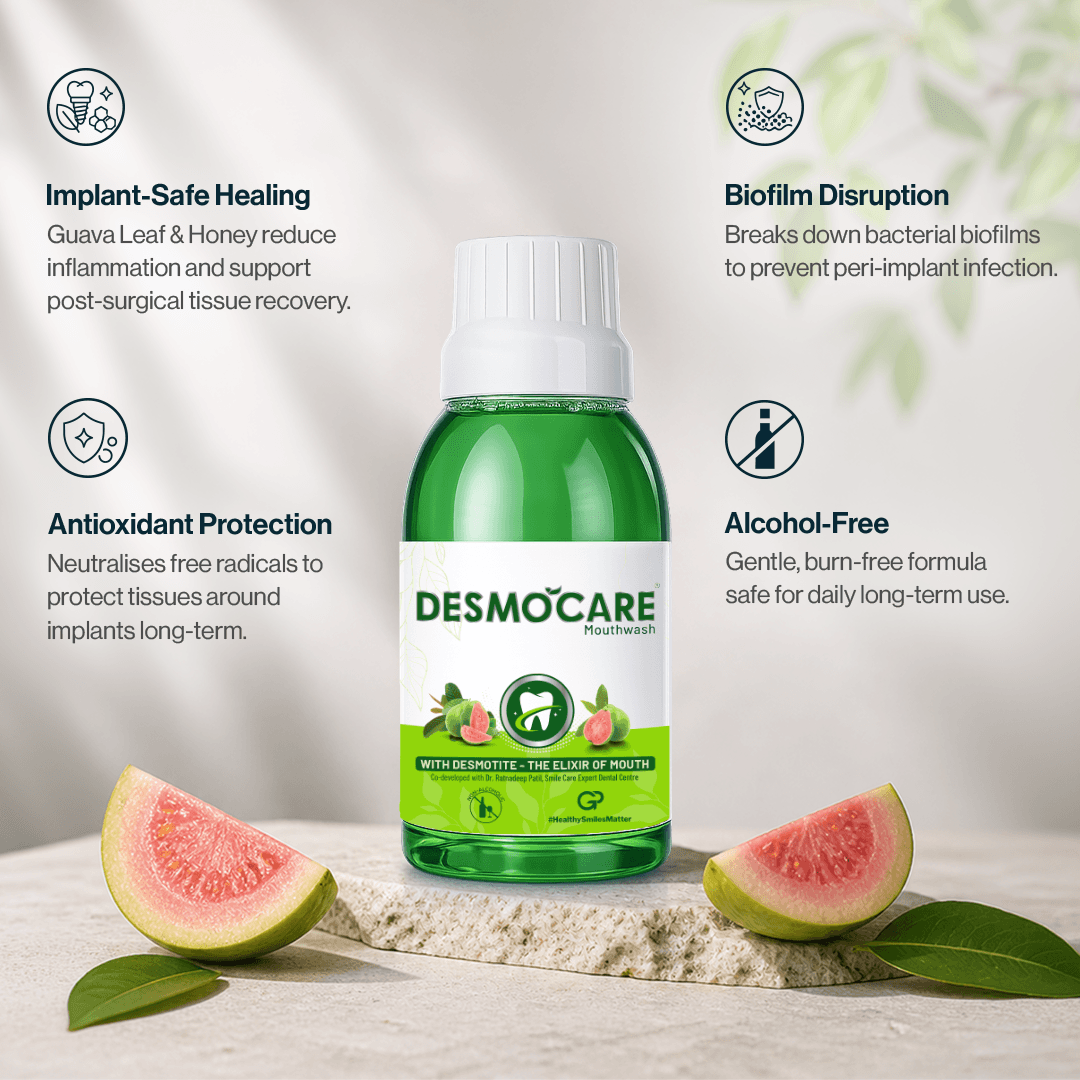 Desmocare Implant Care Mouthwash with Antioxidants