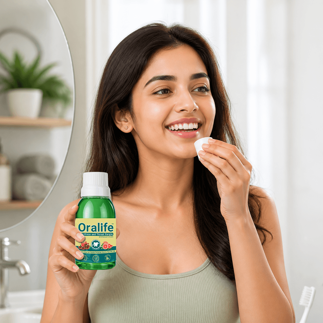 Oralife Antibacterial Mouthwash for Healthy Gums & Fresh Breath (Pack of 2)