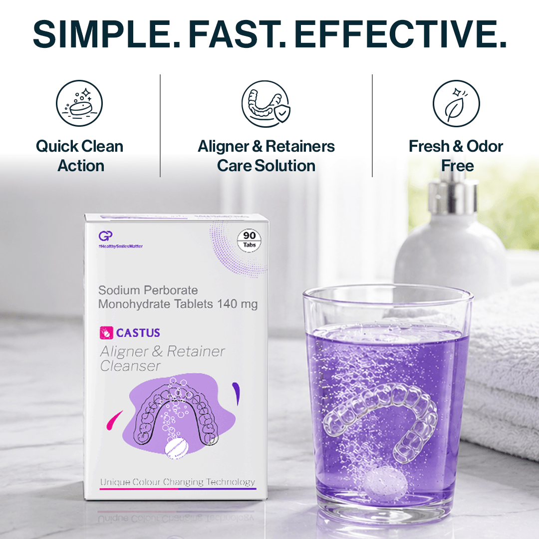 Castus Aligner & Retainer Cleaning Tablets